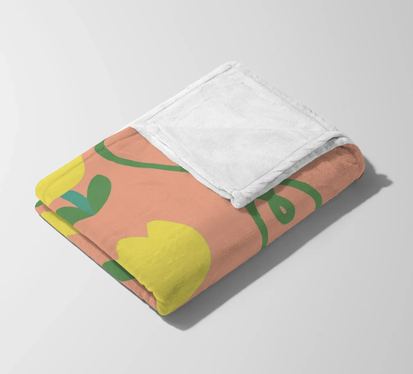 Flower Pattern fleece blanket by TRENDY POSTER SHOP