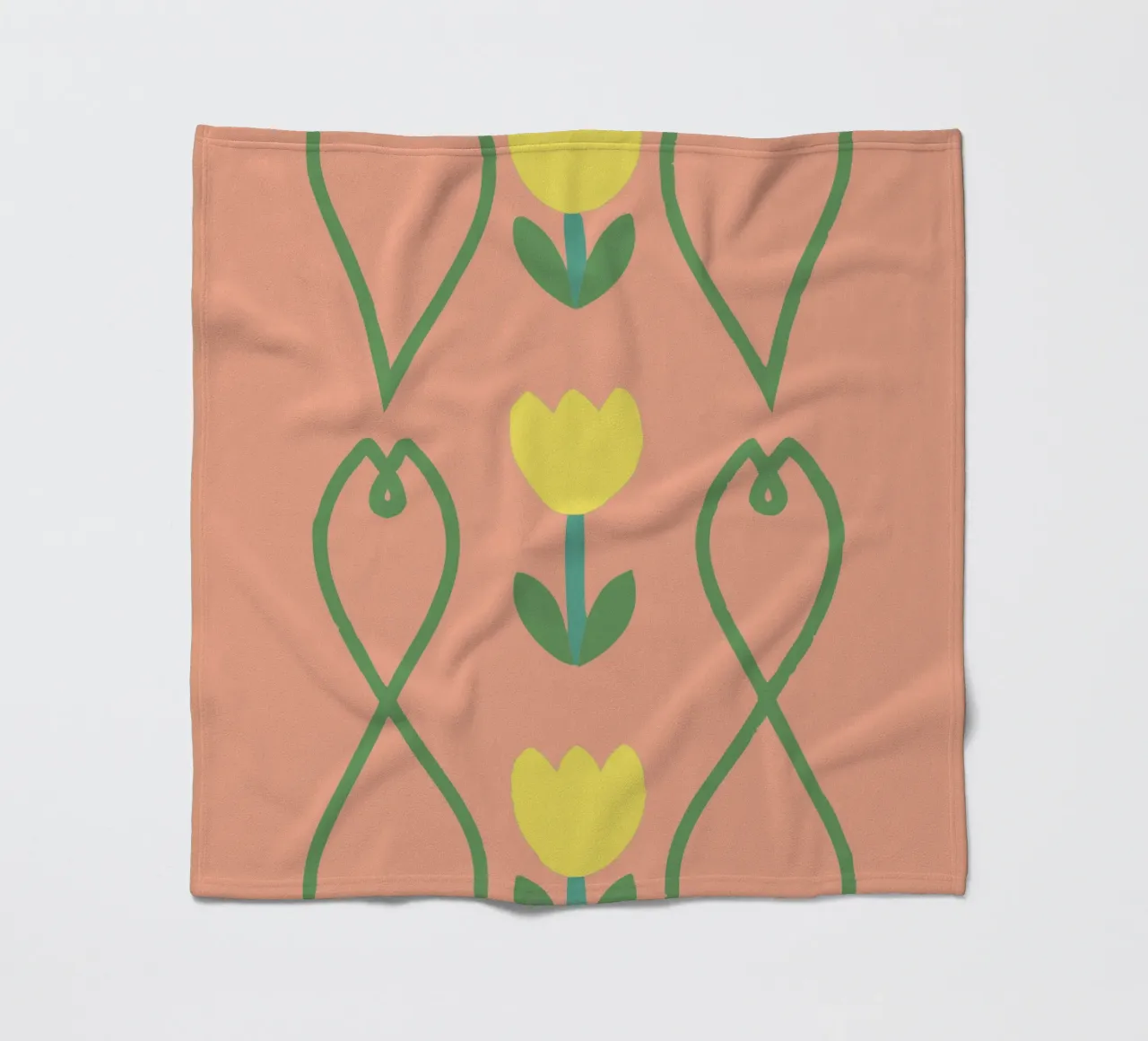 Modello a fiori coperta in pile da TRENDY POSTER SHOP