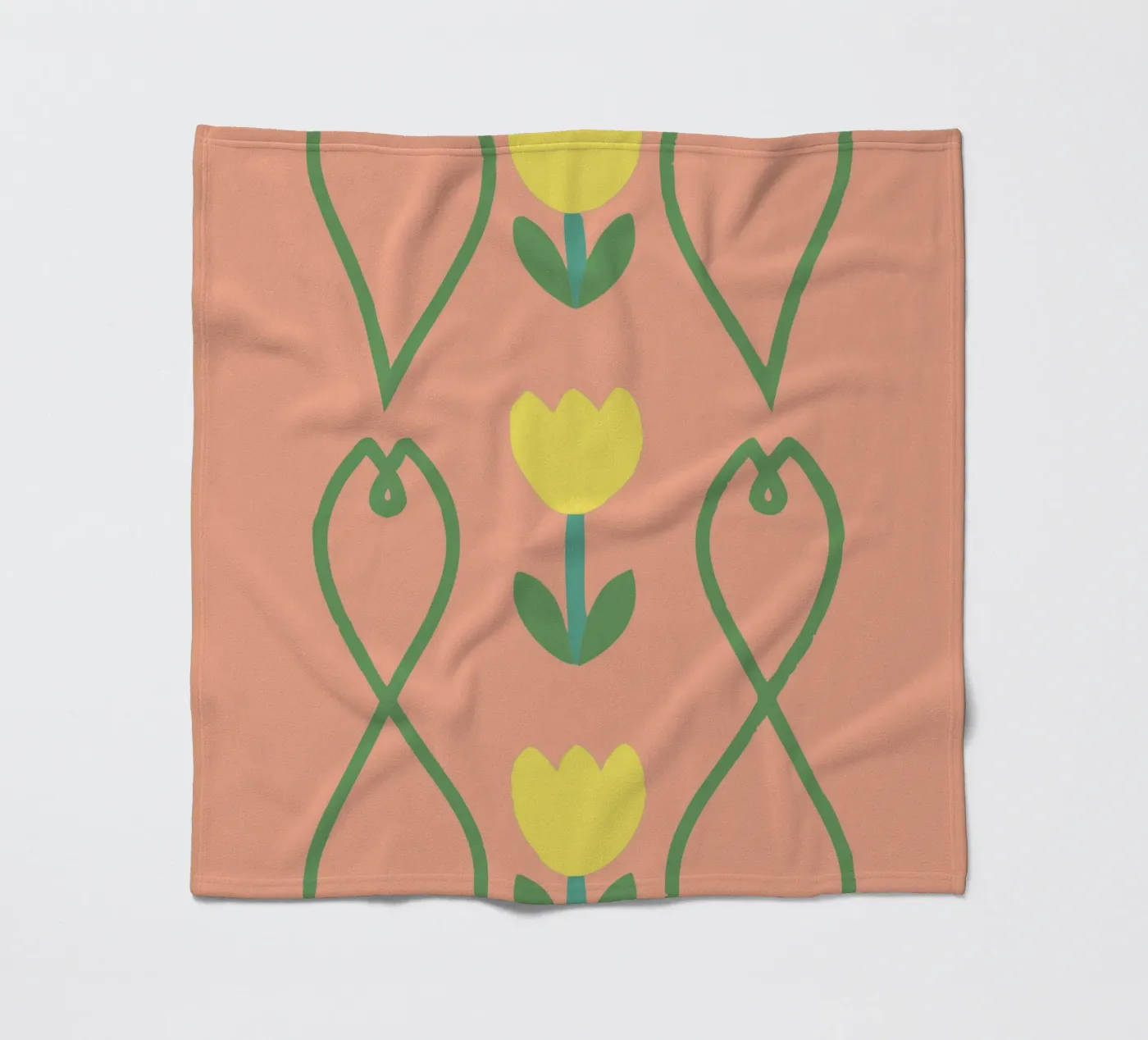 Flower Pattern fleece blanket by TRENDY POSTER SHOP