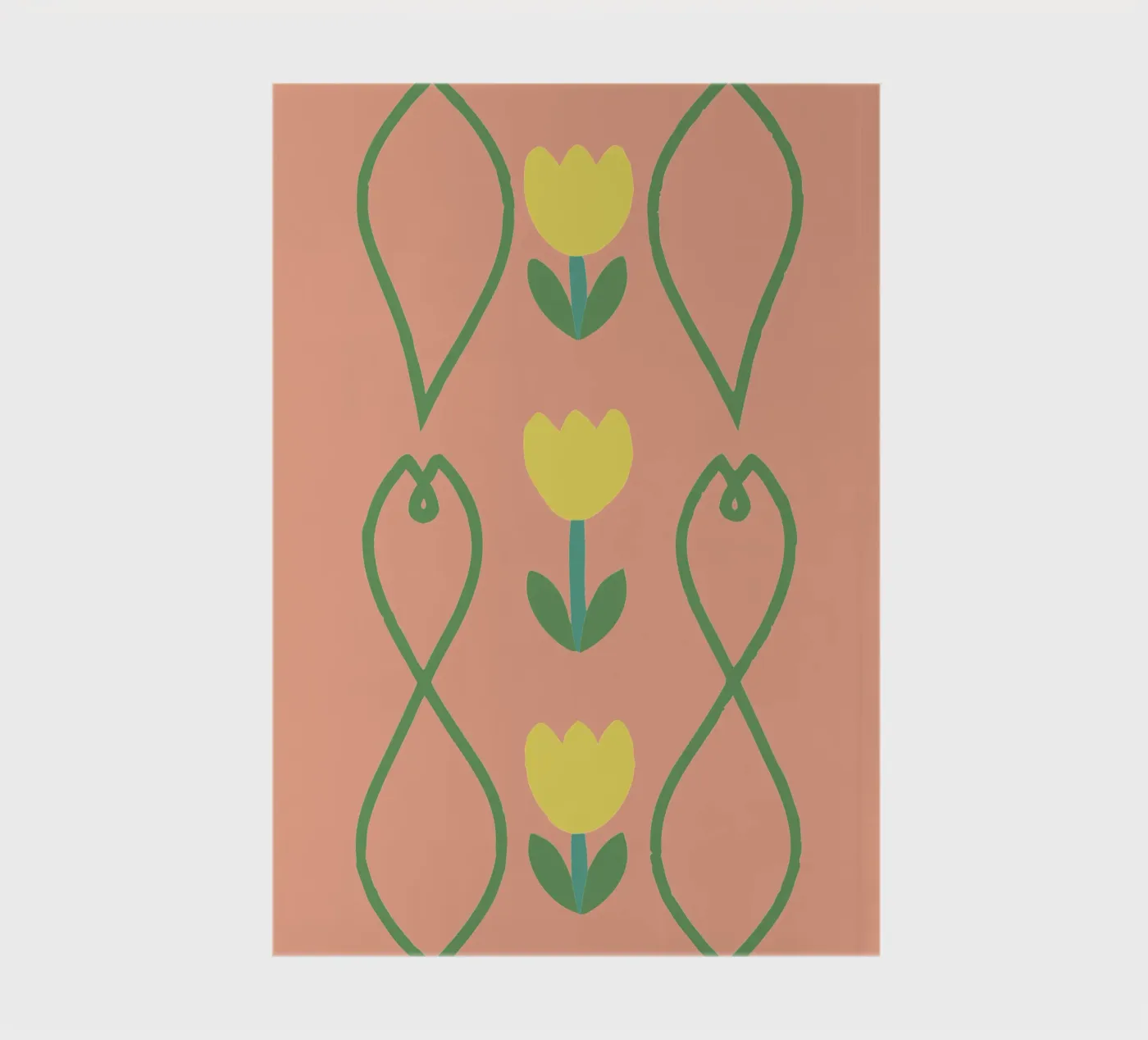 Flower Pattern notebook by TRENDY POSTER SHOP