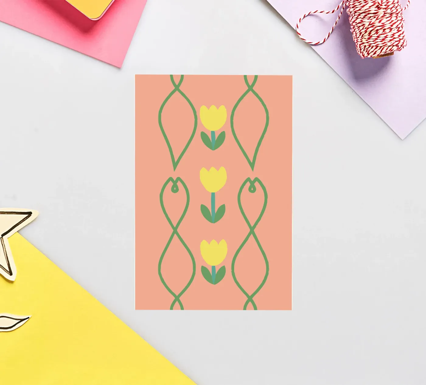 Flower Pattern sticker by TRENDY POSTER SHOP