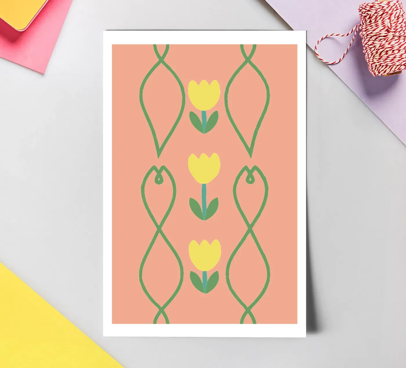 Flower Pattern sticker sheet by TRENDY POSTER SHOP