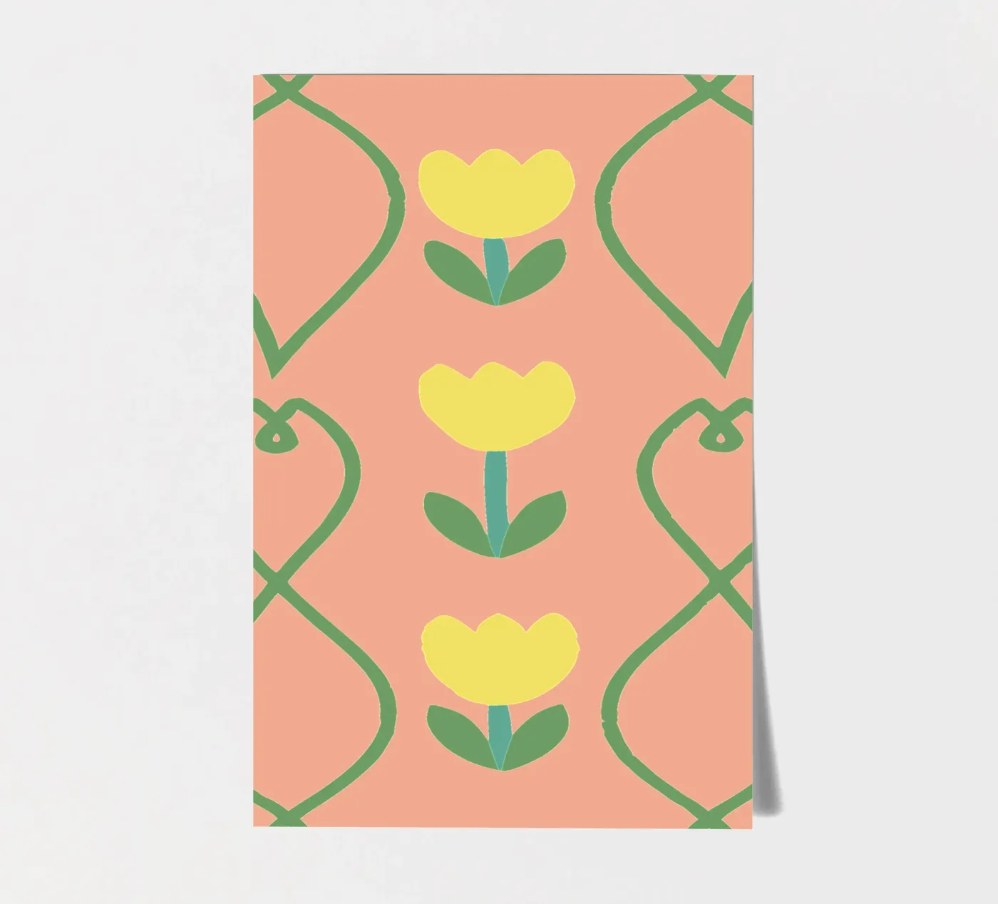 Flower Pattern sticker sheet by TRENDY POSTER SHOP