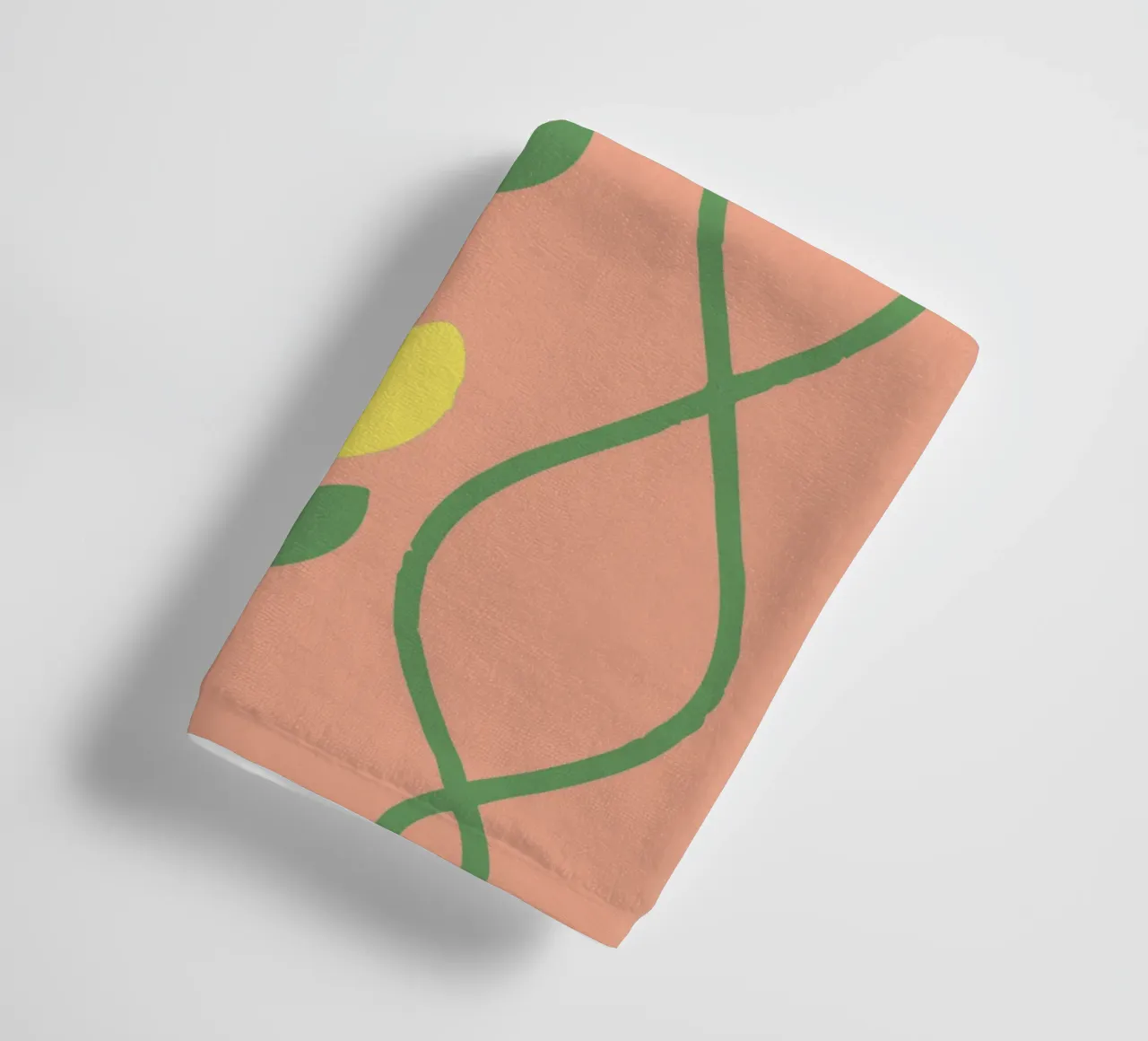 Modello a fiori asciugamano da bagno da TRENDY POSTER SHOP