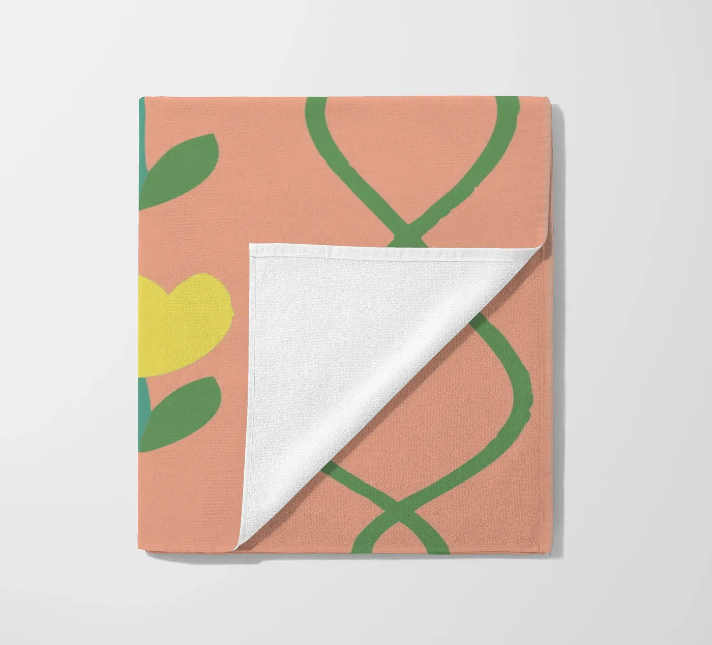 Flower Pattern beach towel by TRENDY POSTER SHOP