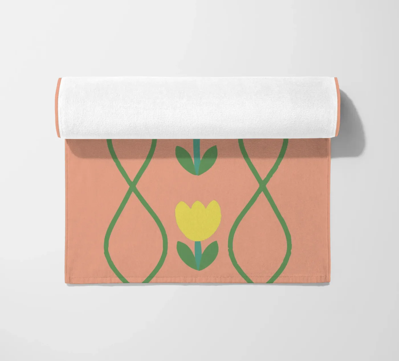 Flower Pattern beach towel by TRENDY POSTER SHOP