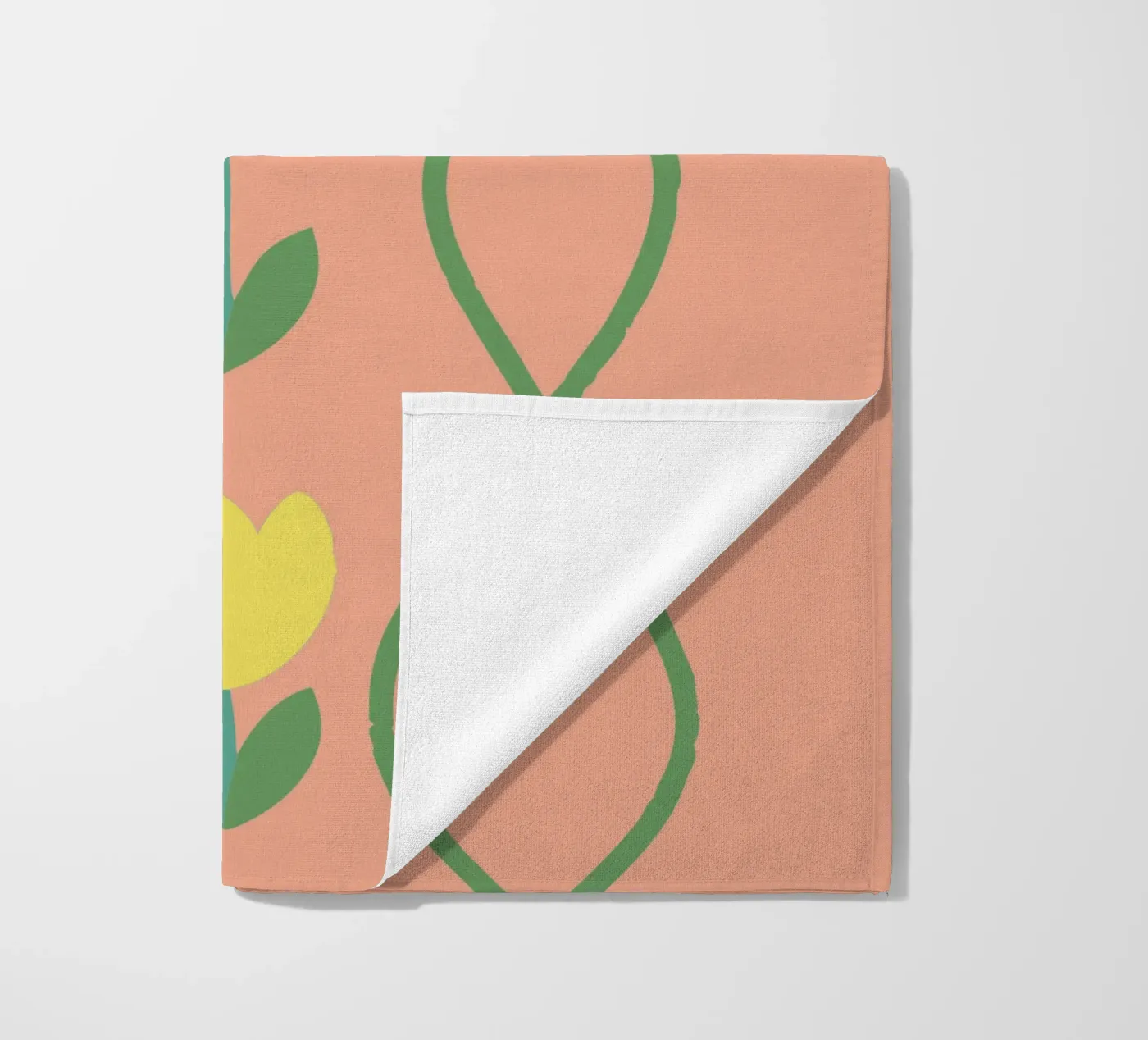Flower Pattern beach towel by TRENDY POSTER SHOP