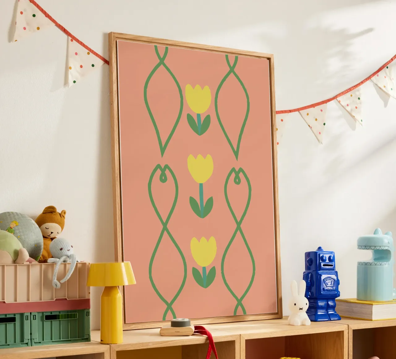 Modello a fiori plexiglass da TRENDY POSTER SHOP