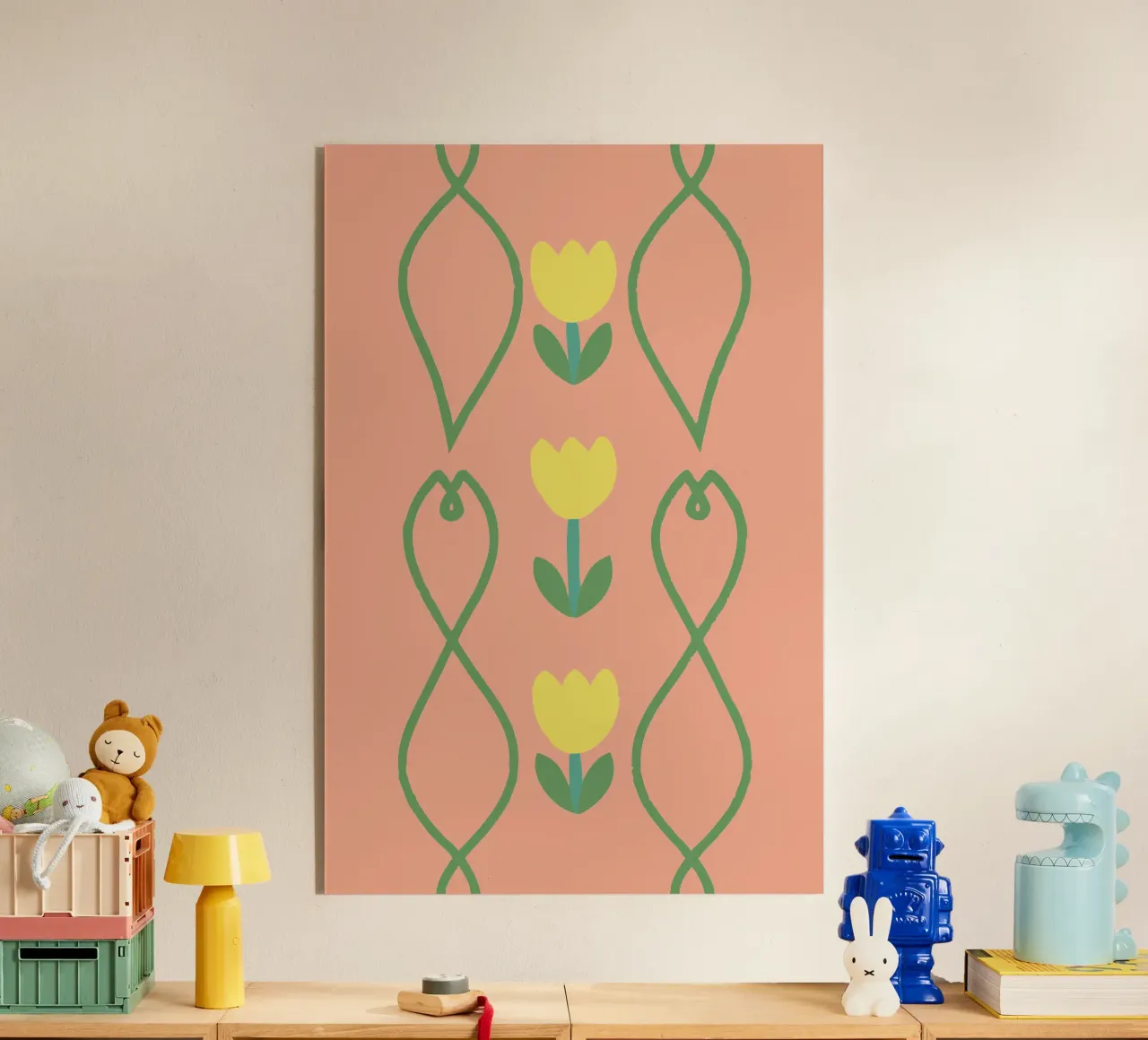 Modello a fiori plexiglass da TRENDY POSTER SHOP