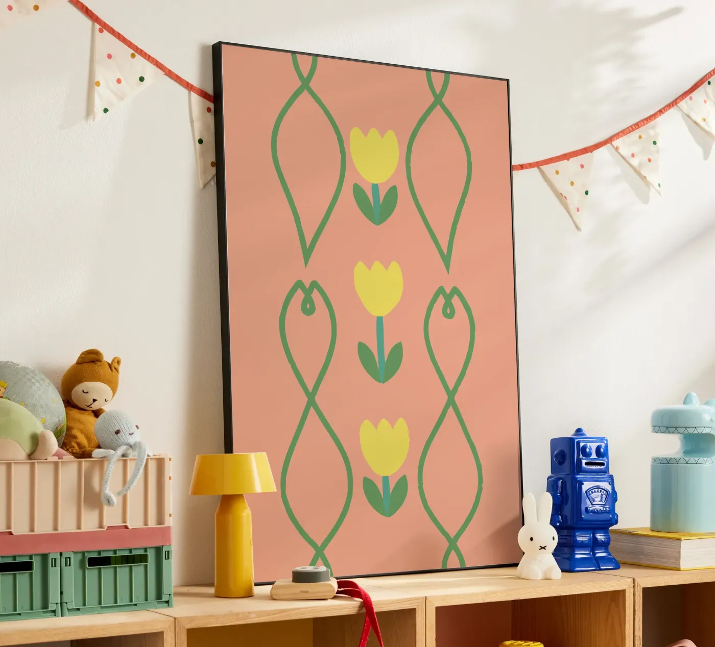 Flower Pattern forex plate by TRENDY POSTER SHOP