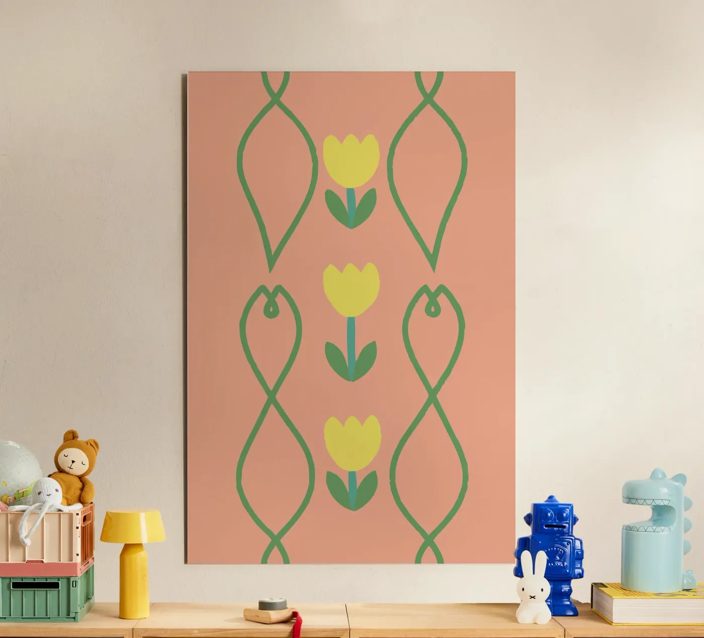 Flower Pattern forex plate by TRENDY POSTER SHOP