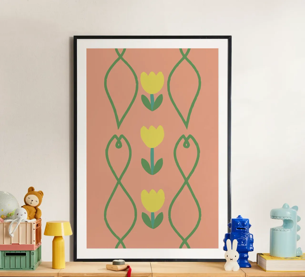 Modello a fiori poster da TRENDY POSTER SHOP