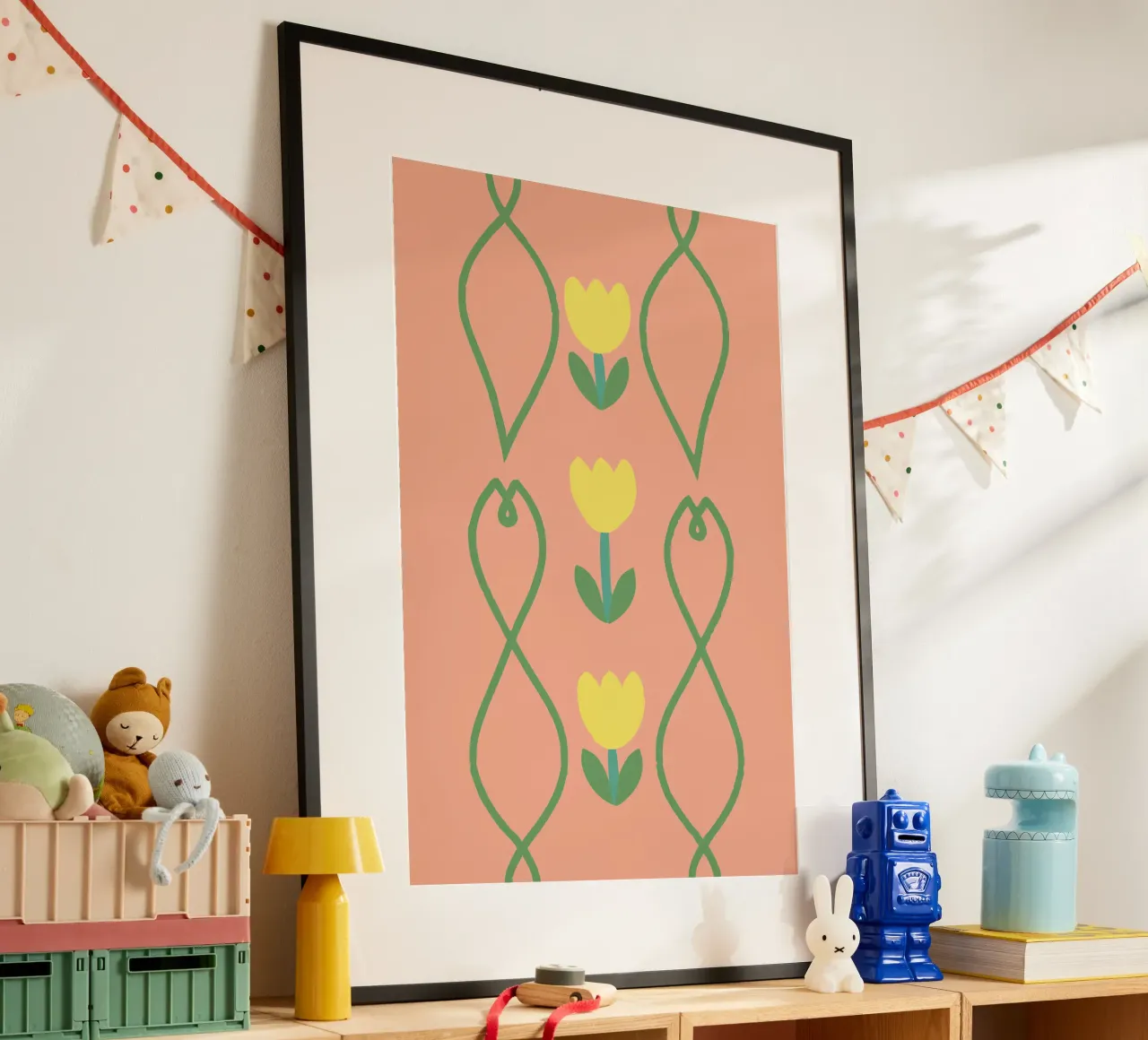 Modello a fiori poster da TRENDY POSTER SHOP