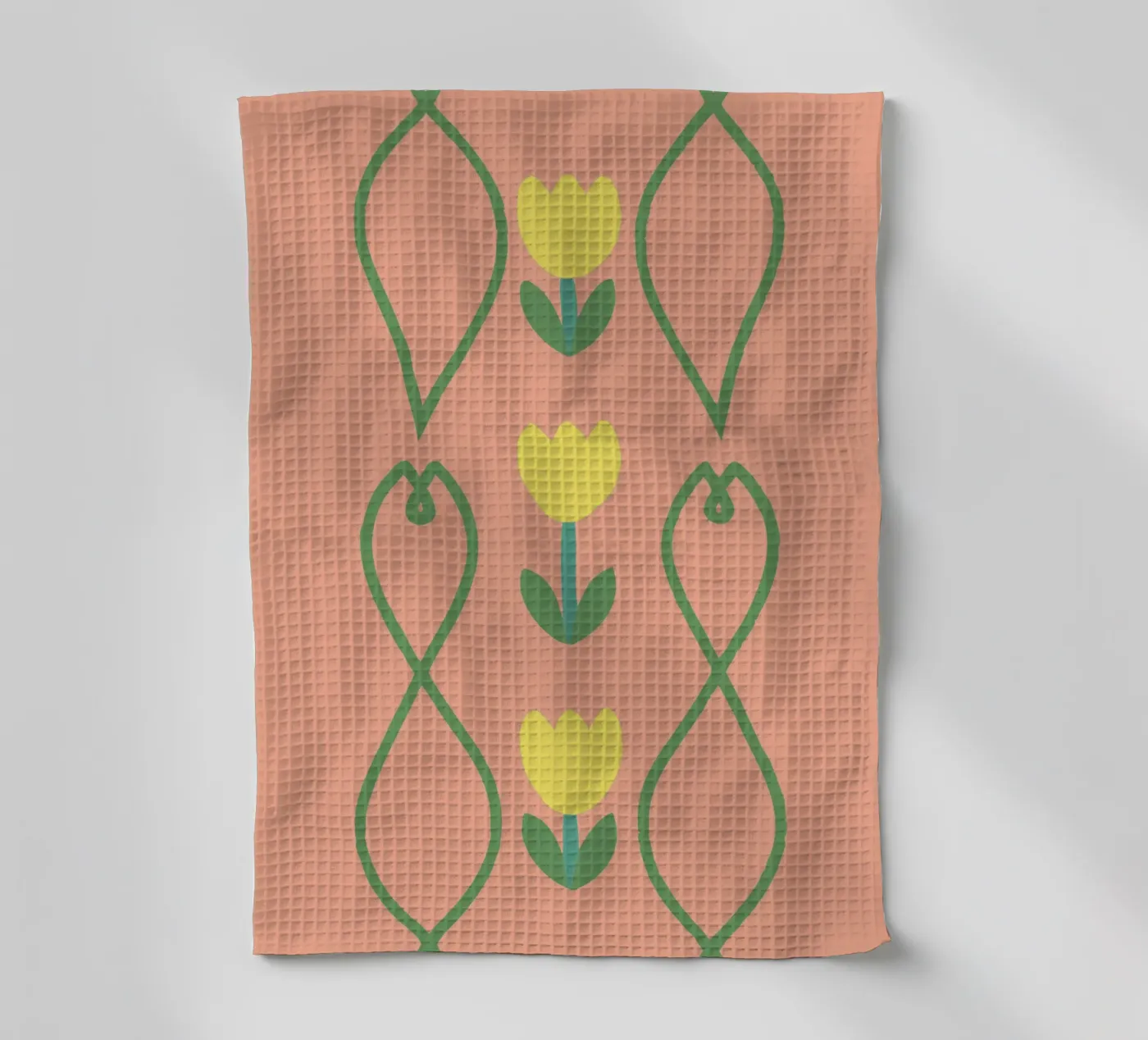 Flower Pattern tea towel by TRENDY POSTER SHOP