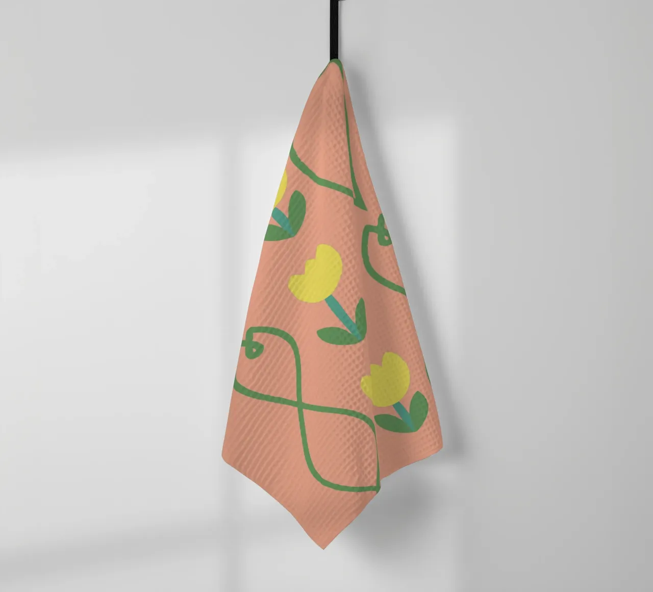 Modello a fiori canovaccio da cucina da TRENDY POSTER SHOP