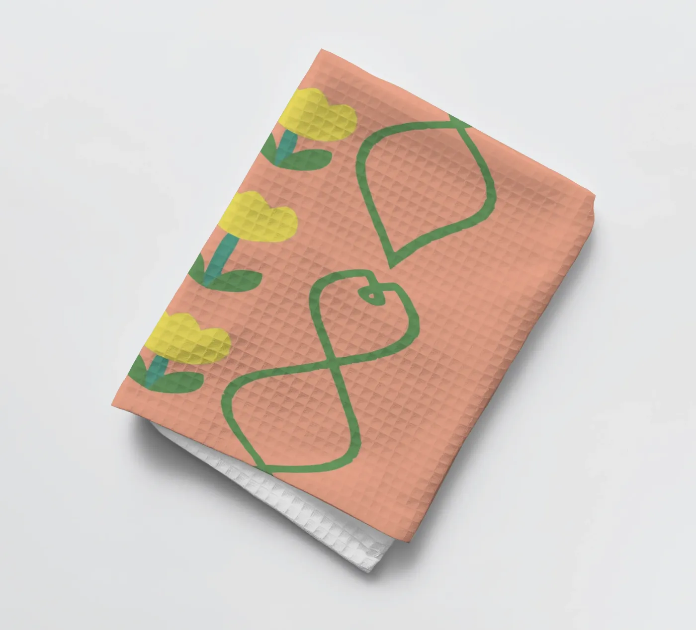 Flower Pattern tea towel by TRENDY POSTER SHOP