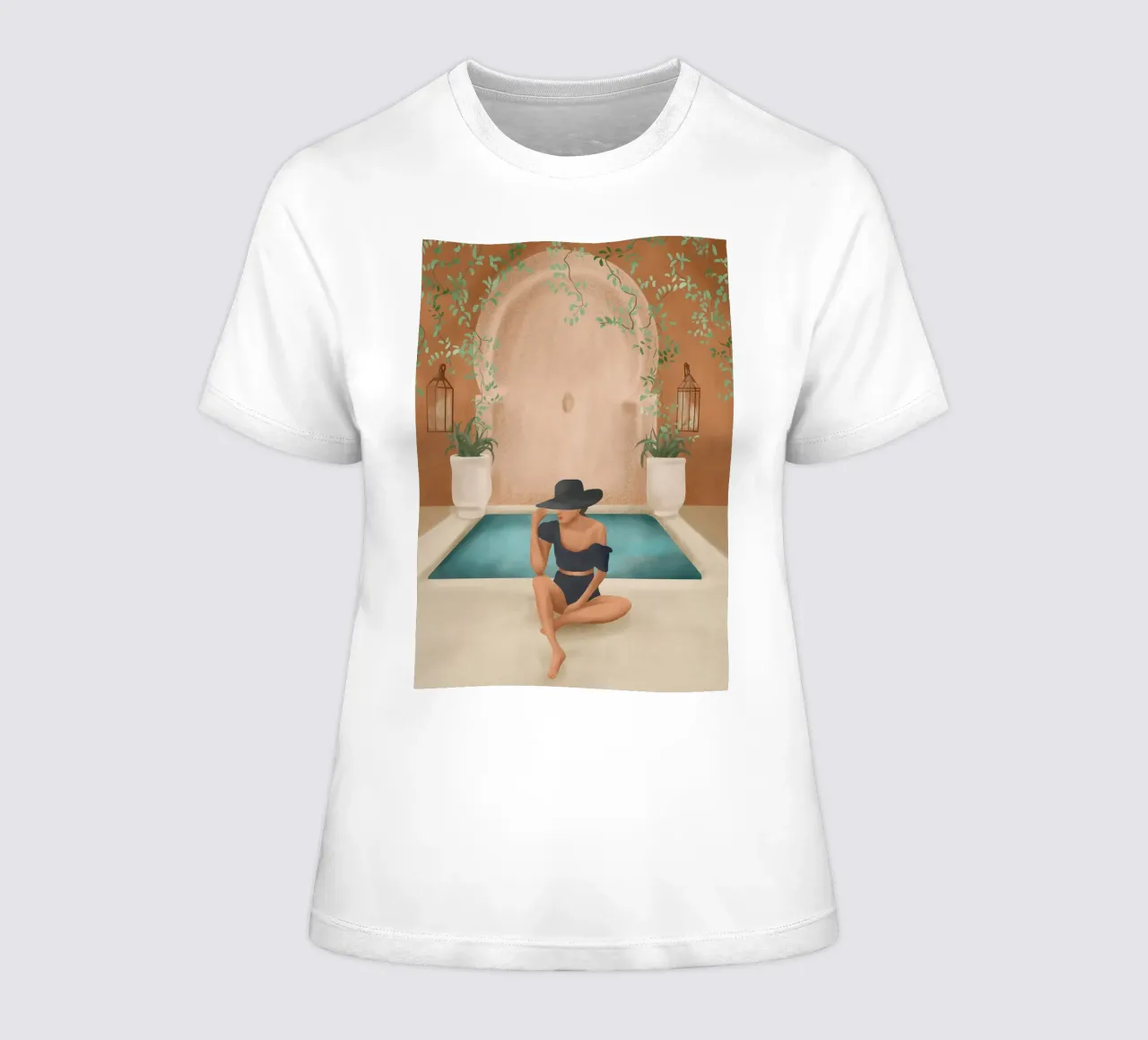 Weekend at my Pool II t-shirt da donna da Nadjaa