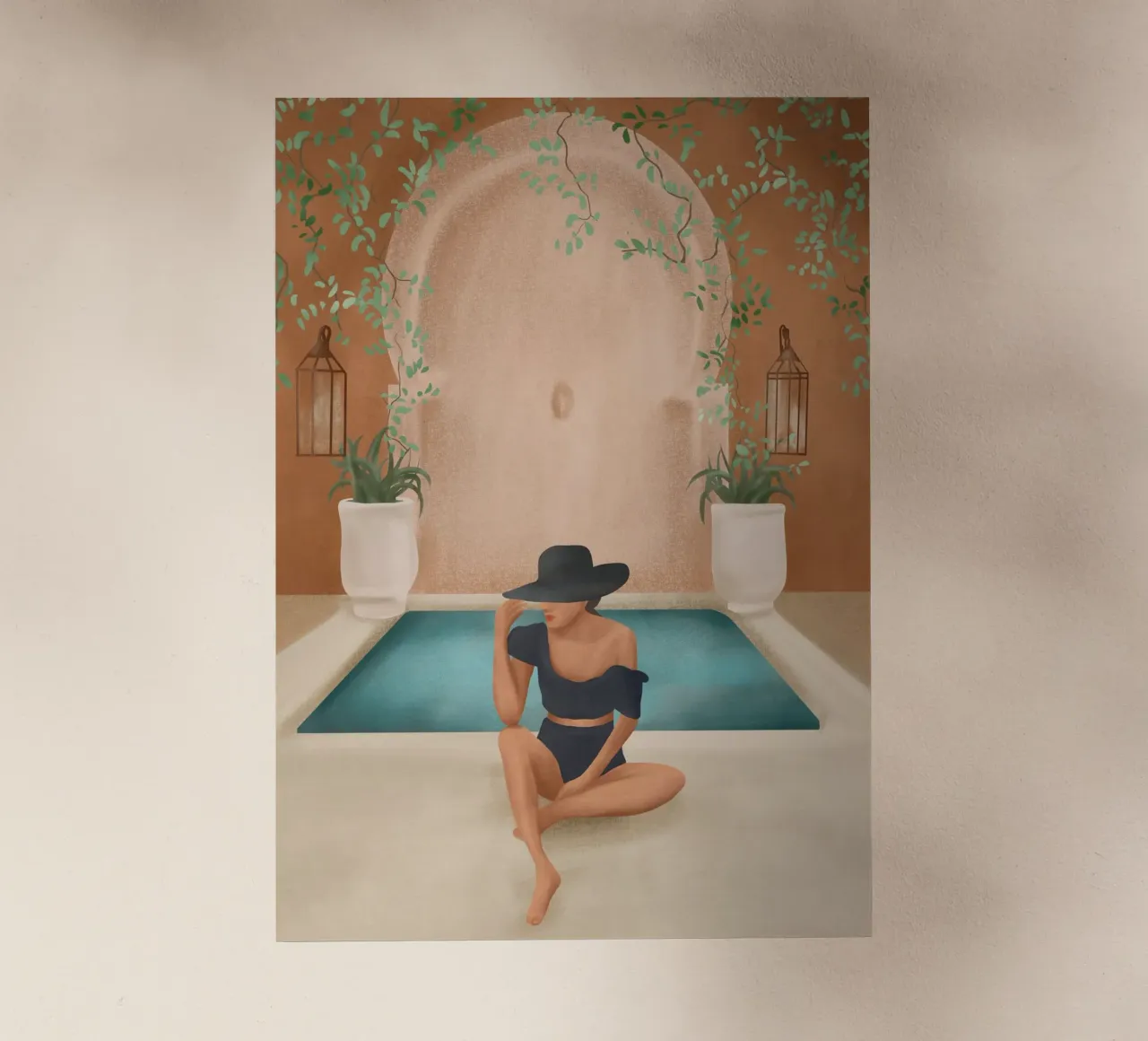 Weekend at my Pool II pellicola backlit da Nadjaa