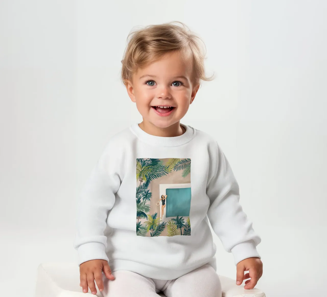 Weekend at my Pool IV felpa neonato da Nadjaa