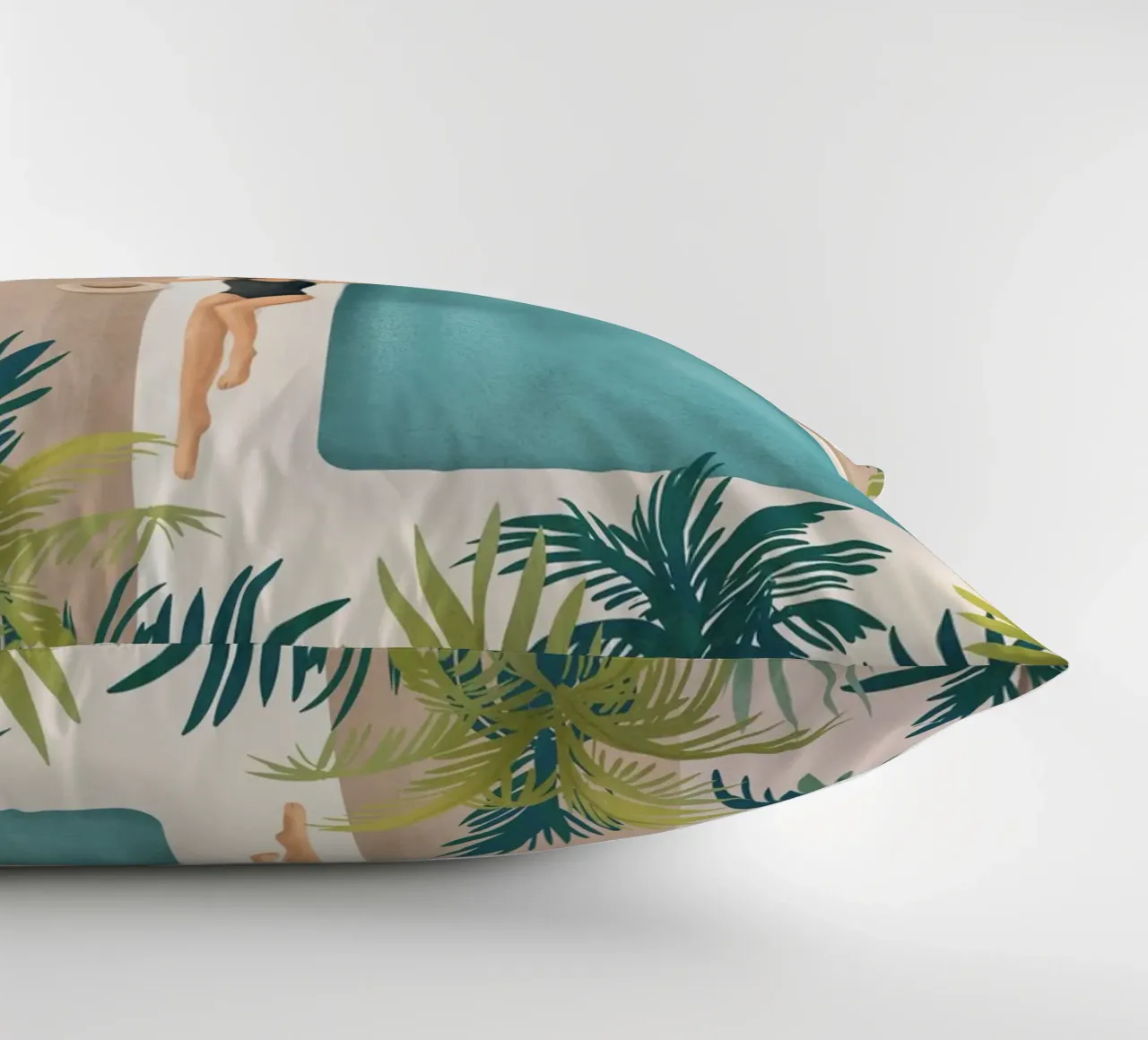 Weekend at my Pool IV cuscino da Nadjaa