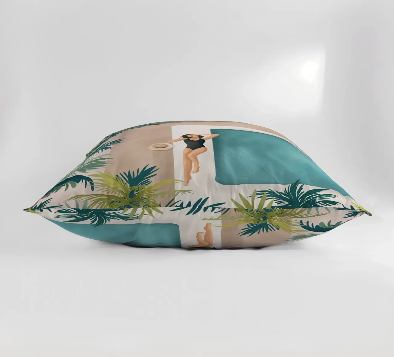 Weekend at my Pool IV cuscino da Nadjaa