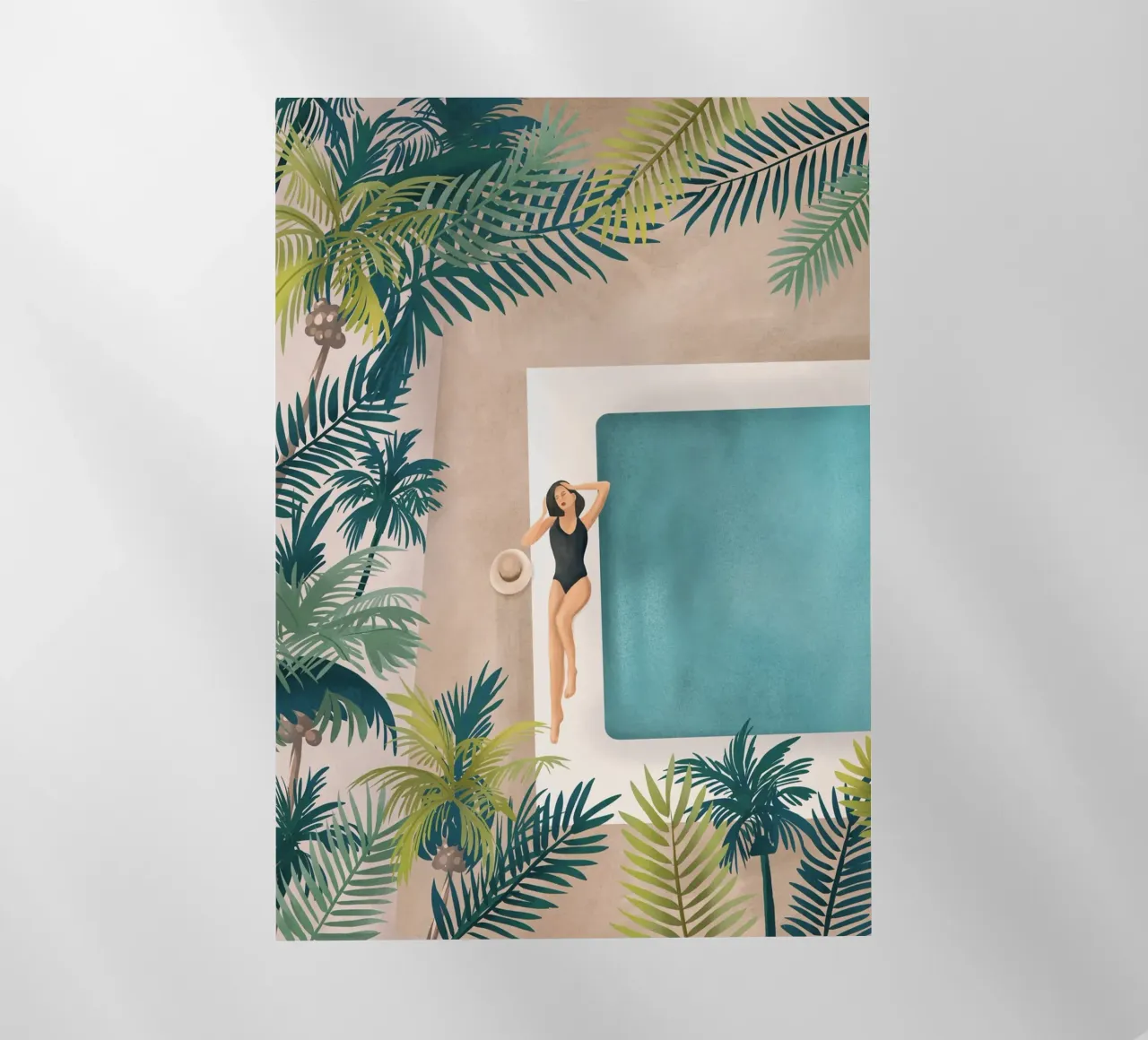 Weekend at my Pool IV pellicola backlit da Nadjaa