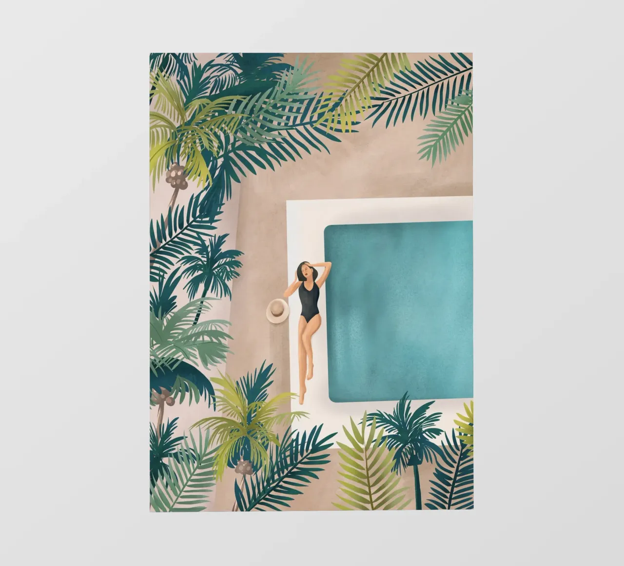 Weekend at my Pool IV pellicola backlit da Nadjaa