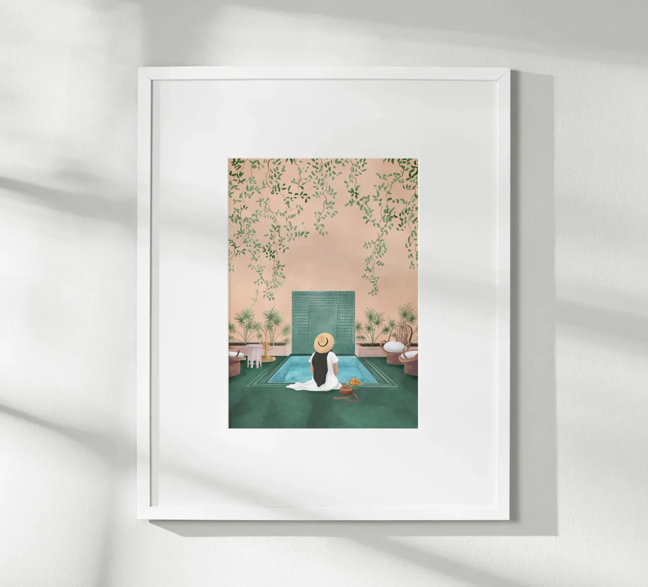 Weekend at my Pool V carta hahnemühle da Nadjaa