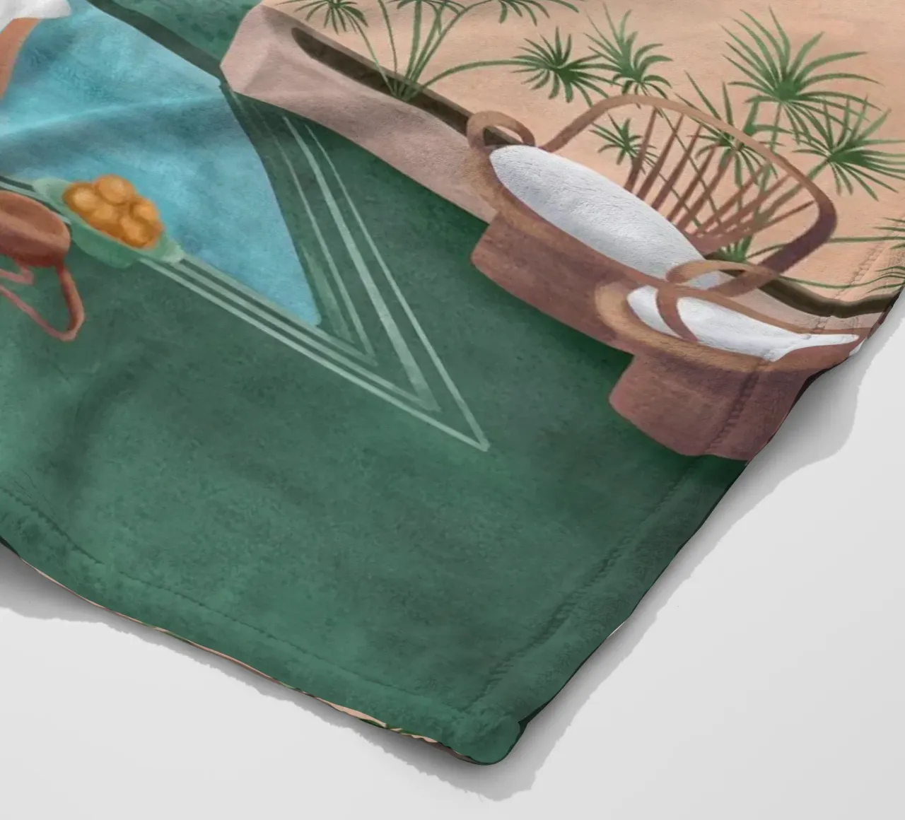 Weekend at my Pool V coperta in pile da Nadjaa