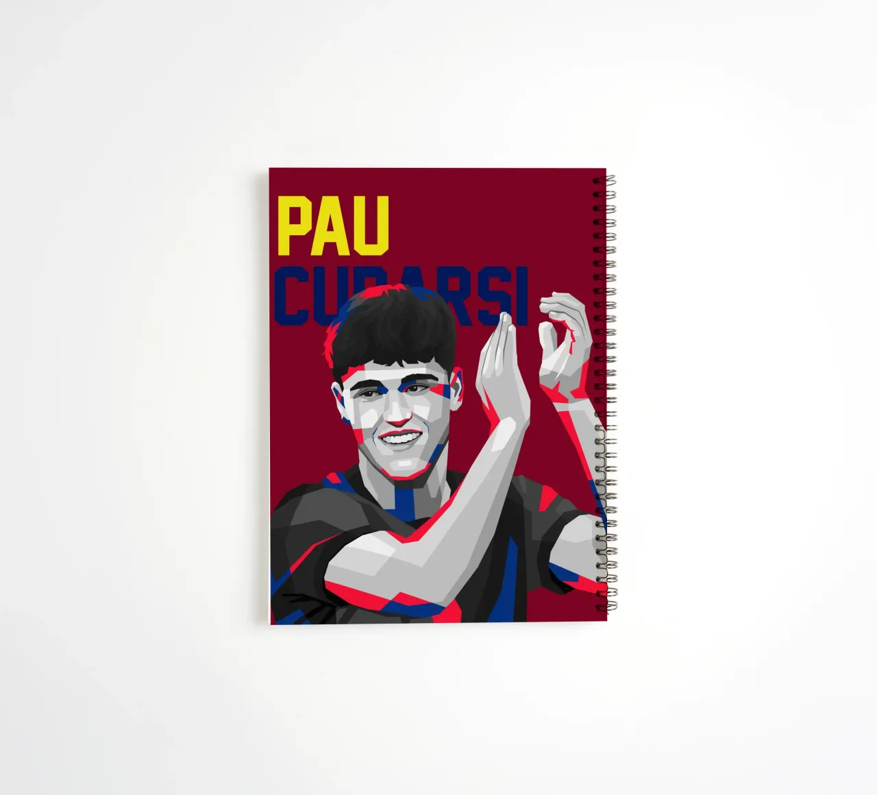 pau Cubarsi spiral notebook by WPAP MALANG