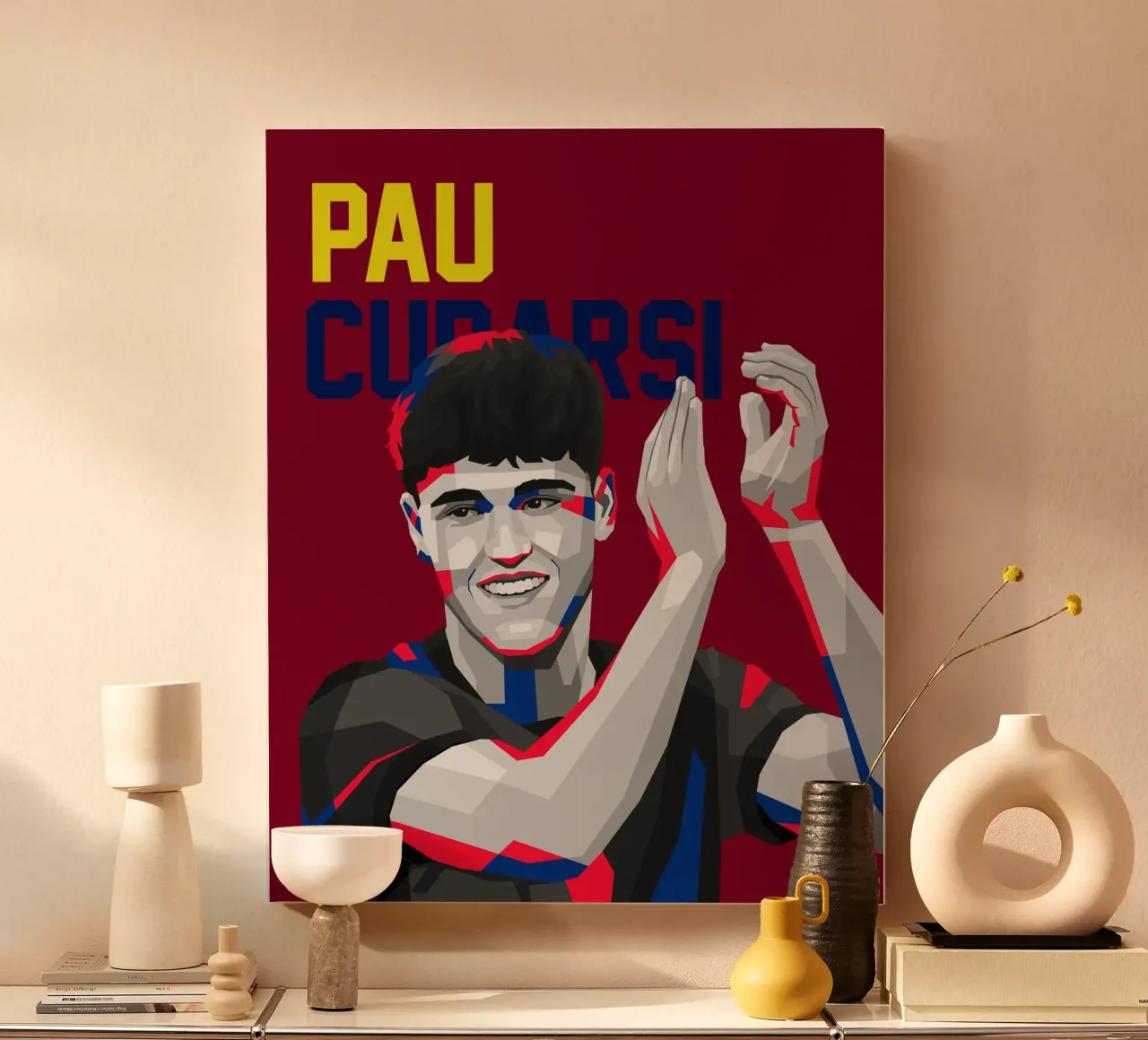pau Cubarsi tela con Cornice a cassetta da WPAP MALANG