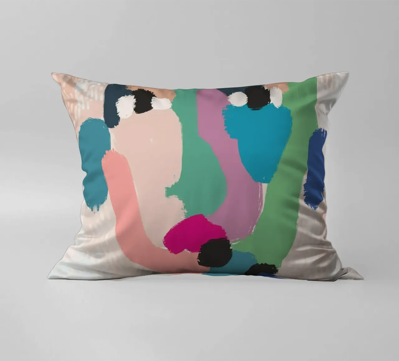 Ritratto a macchie di colore cuscino da Little Dean