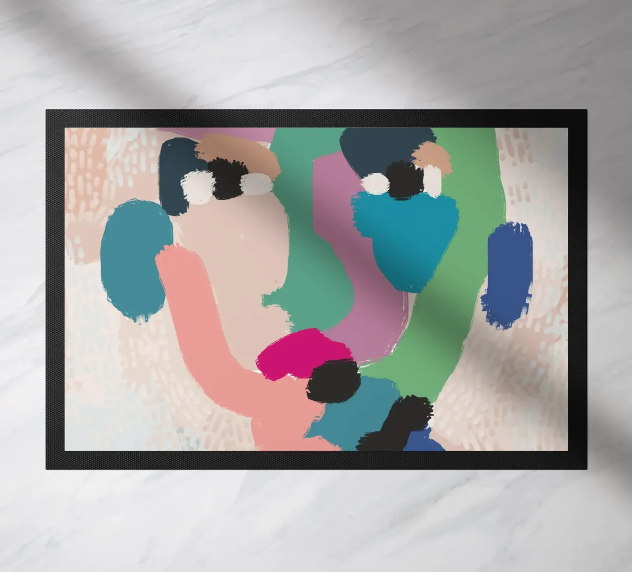 Ritratto a macchie di colore zerbino da Little Dean