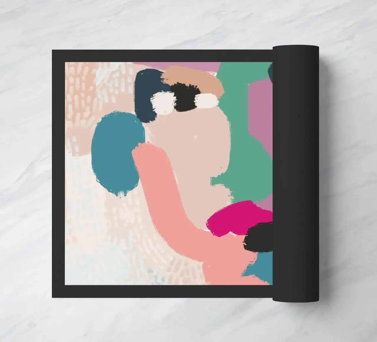 Ritratto a macchie di colore zerbino da Little Dean