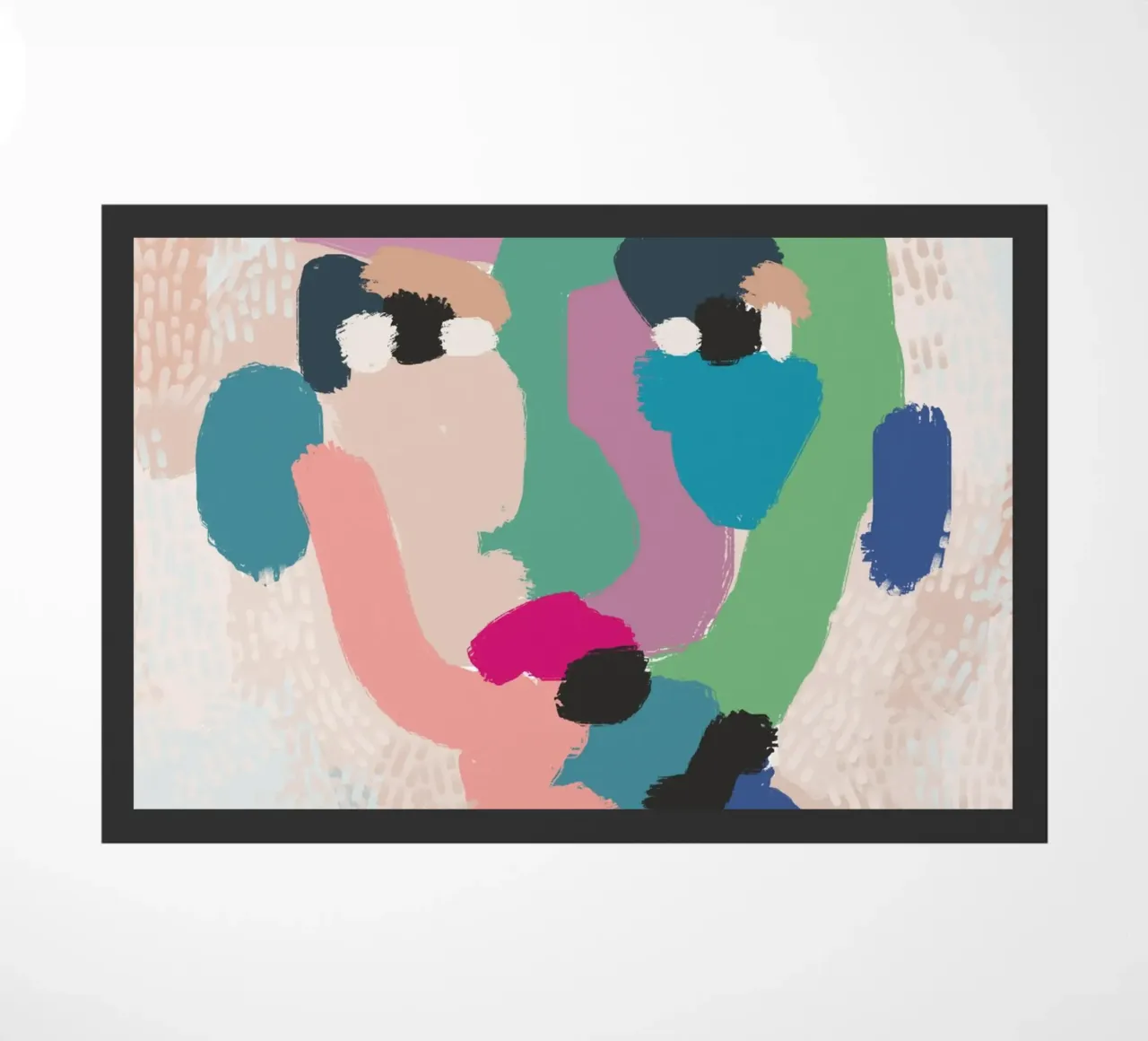 Ritratto a macchie di colore zerbino da Little Dean