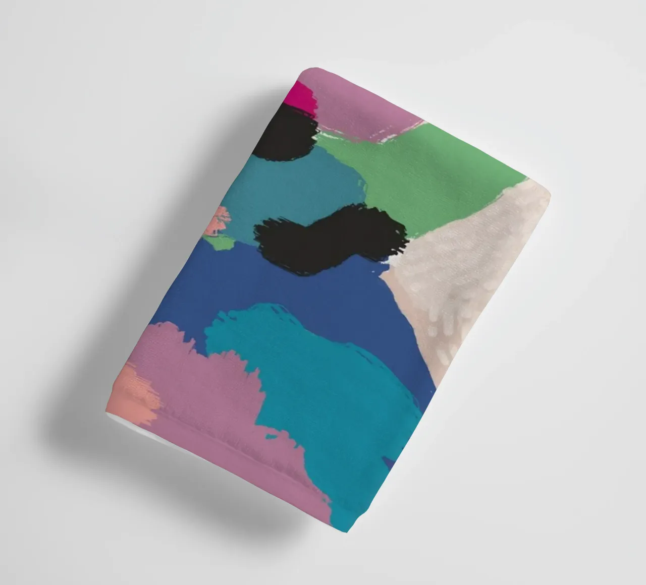 Ritratto a macchie di colore asciugamano da bagno da Little Dean
