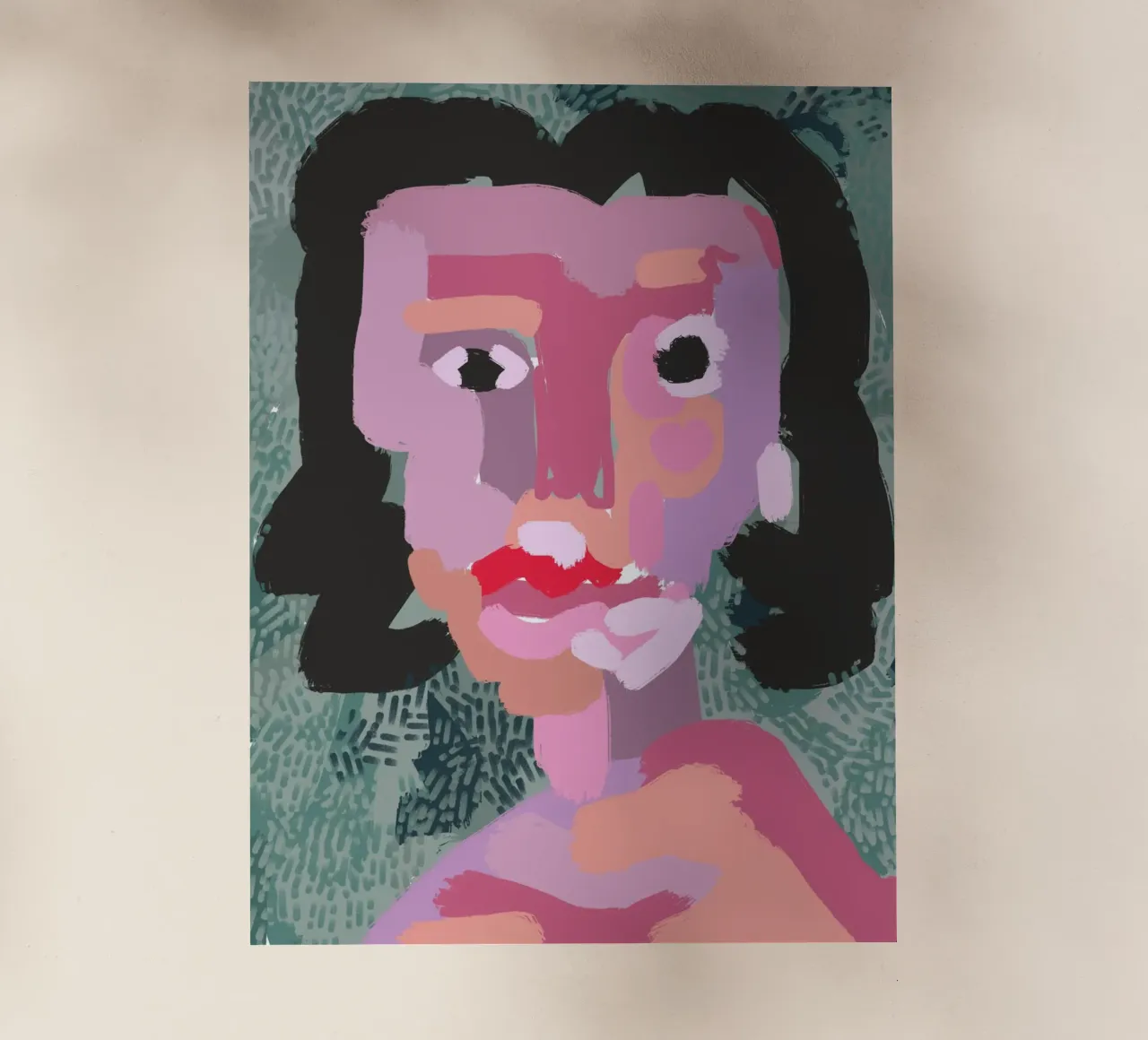 Ritratto a macchie di colore 03 pellicola backlit da Little Dean