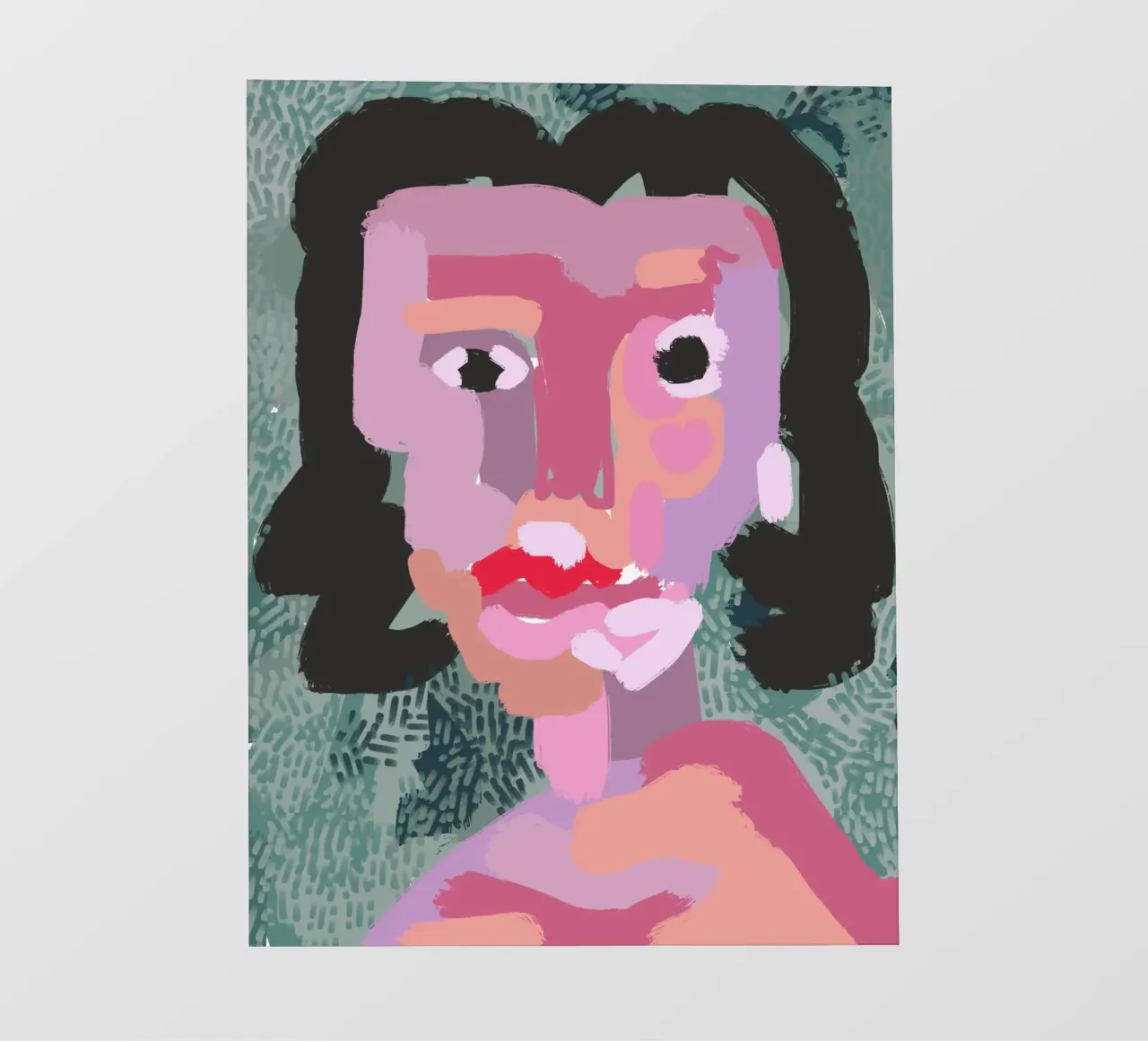 Ritratto a macchie di colore 03 pellicola backlit da Little Dean