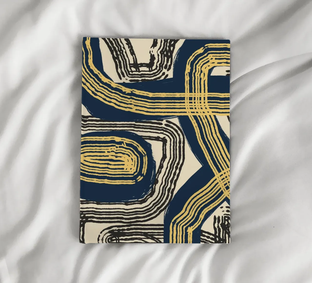 Line abstraction 07 notebook by Little Dean