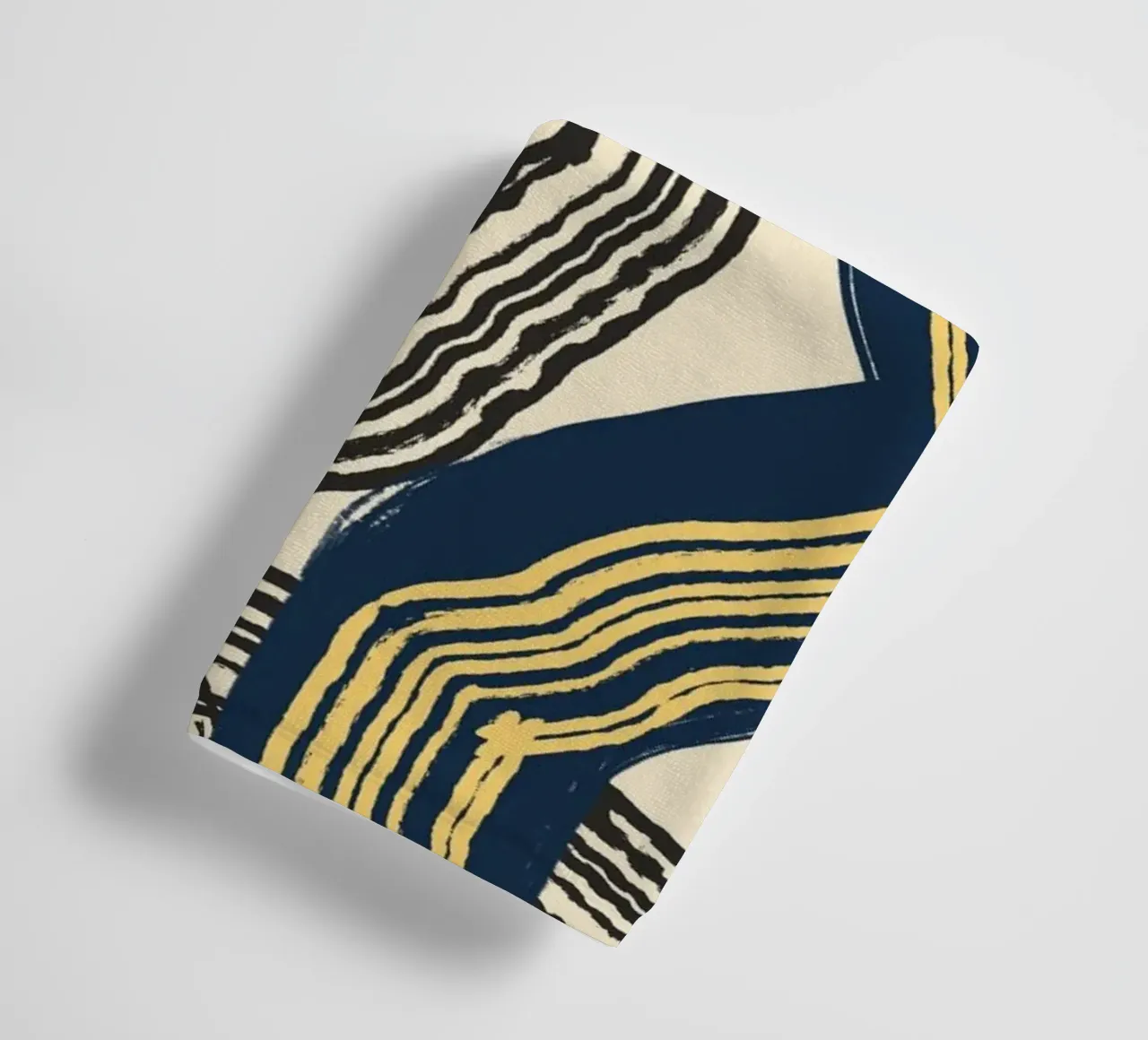 Line abstraction 07 towel by Little Dean