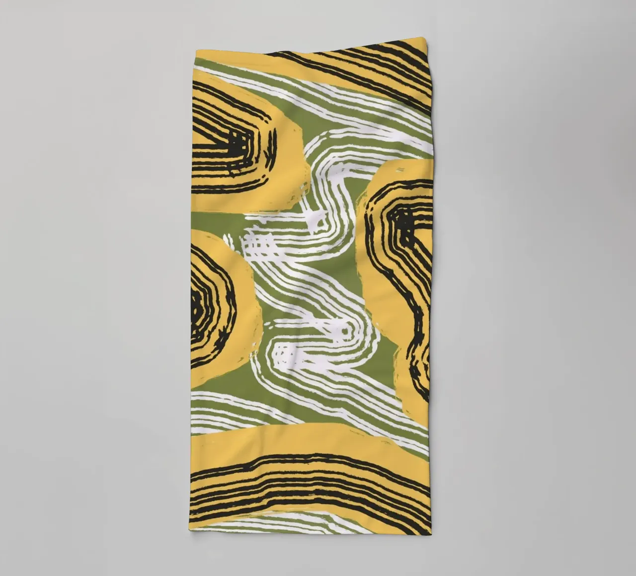 Line abstraction 08 towel by Little Dean