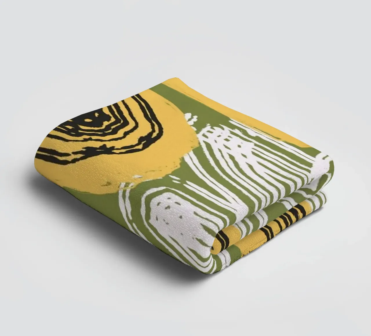 Line abstraction 08 towel by Little Dean