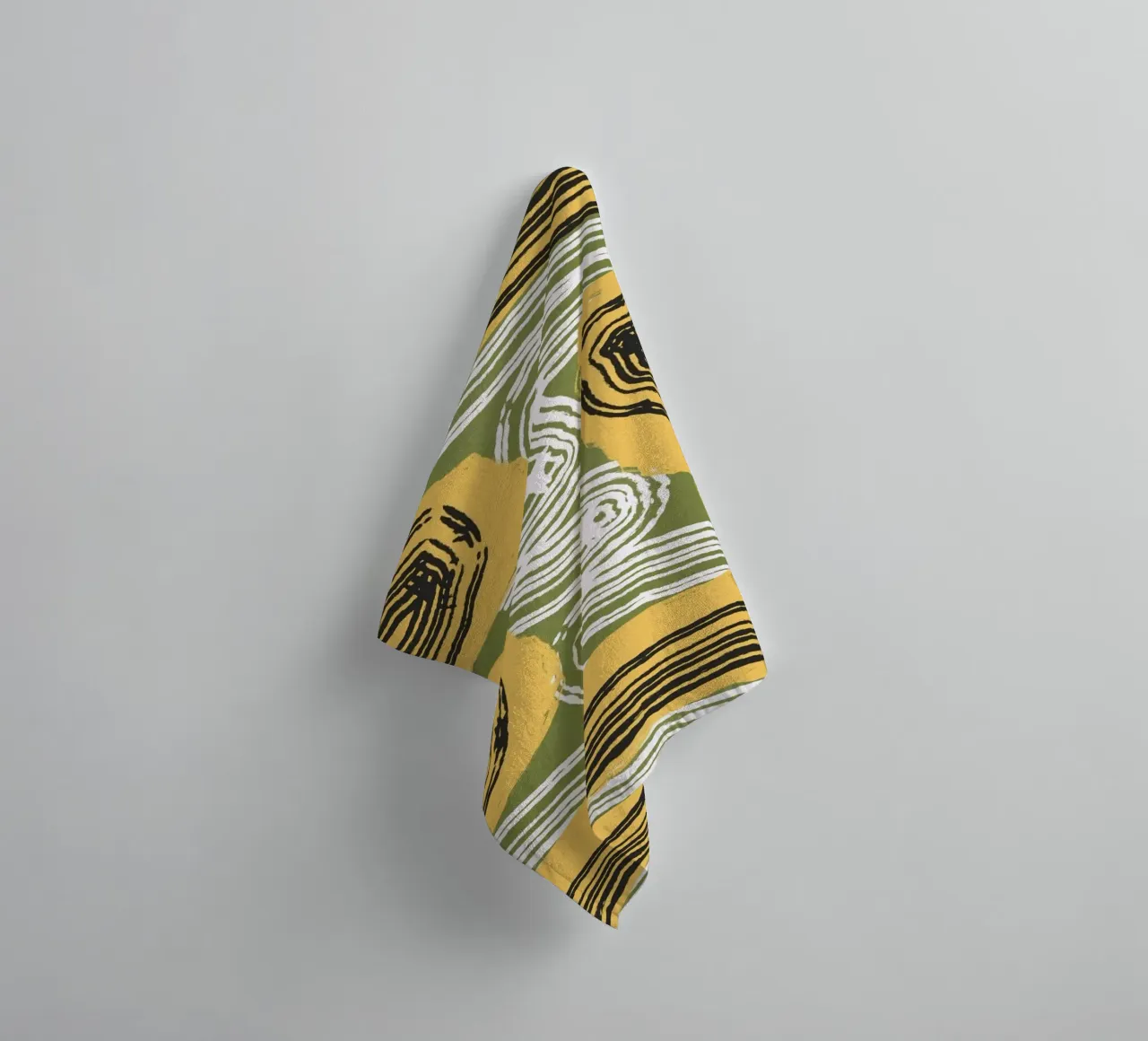 Linienabstraktion 08 Handtuch von Little Dean