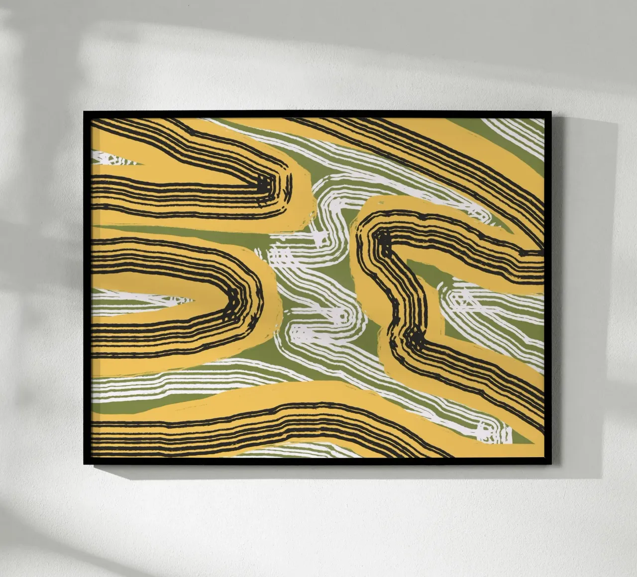 Astrazione delle linee 08 poster da Little Dean