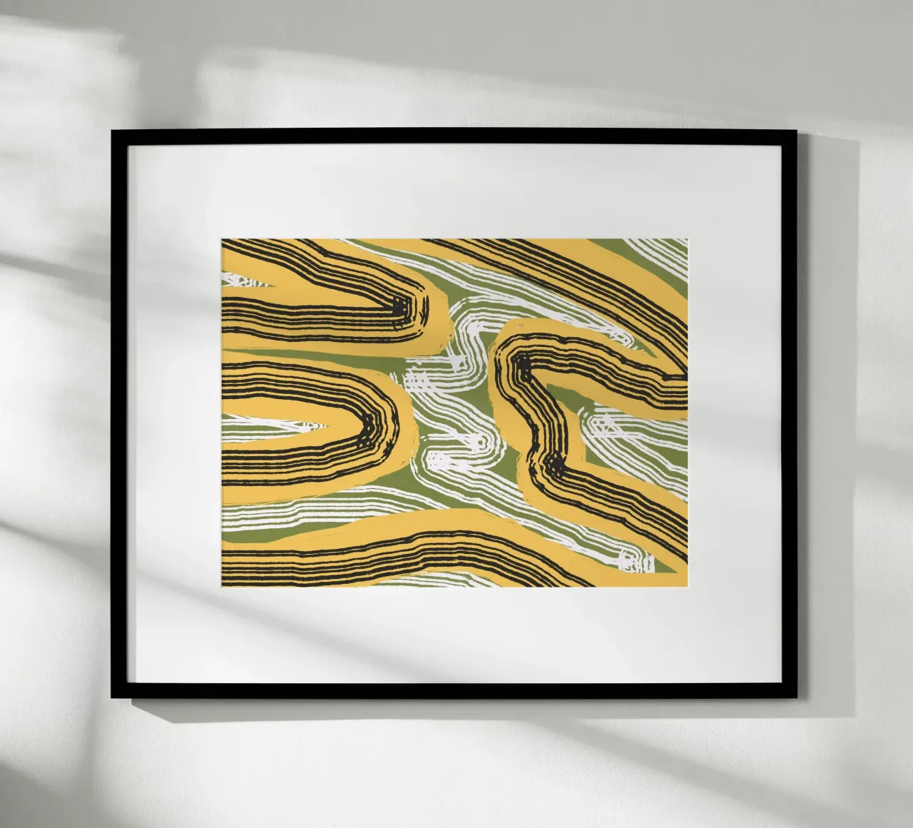 Astrazione delle linee 08 poster da Little Dean