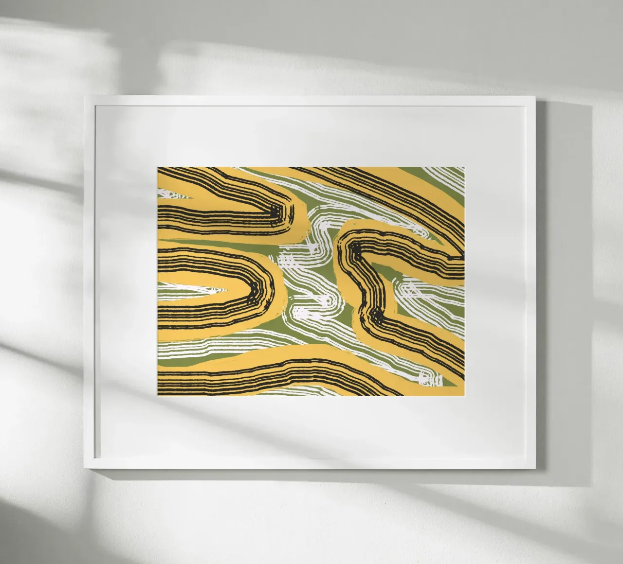 Astrazione delle linee 08 poster da Little Dean