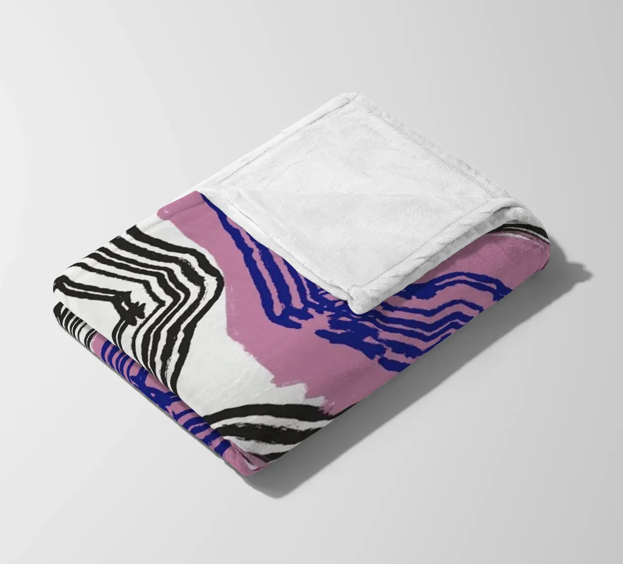 Astrazione delle linee 10 coperta in pile da Little Dean