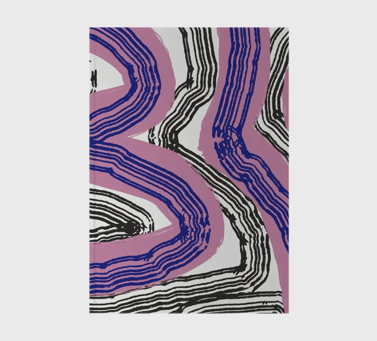 Line abstraction 10 notebook by Little Dean