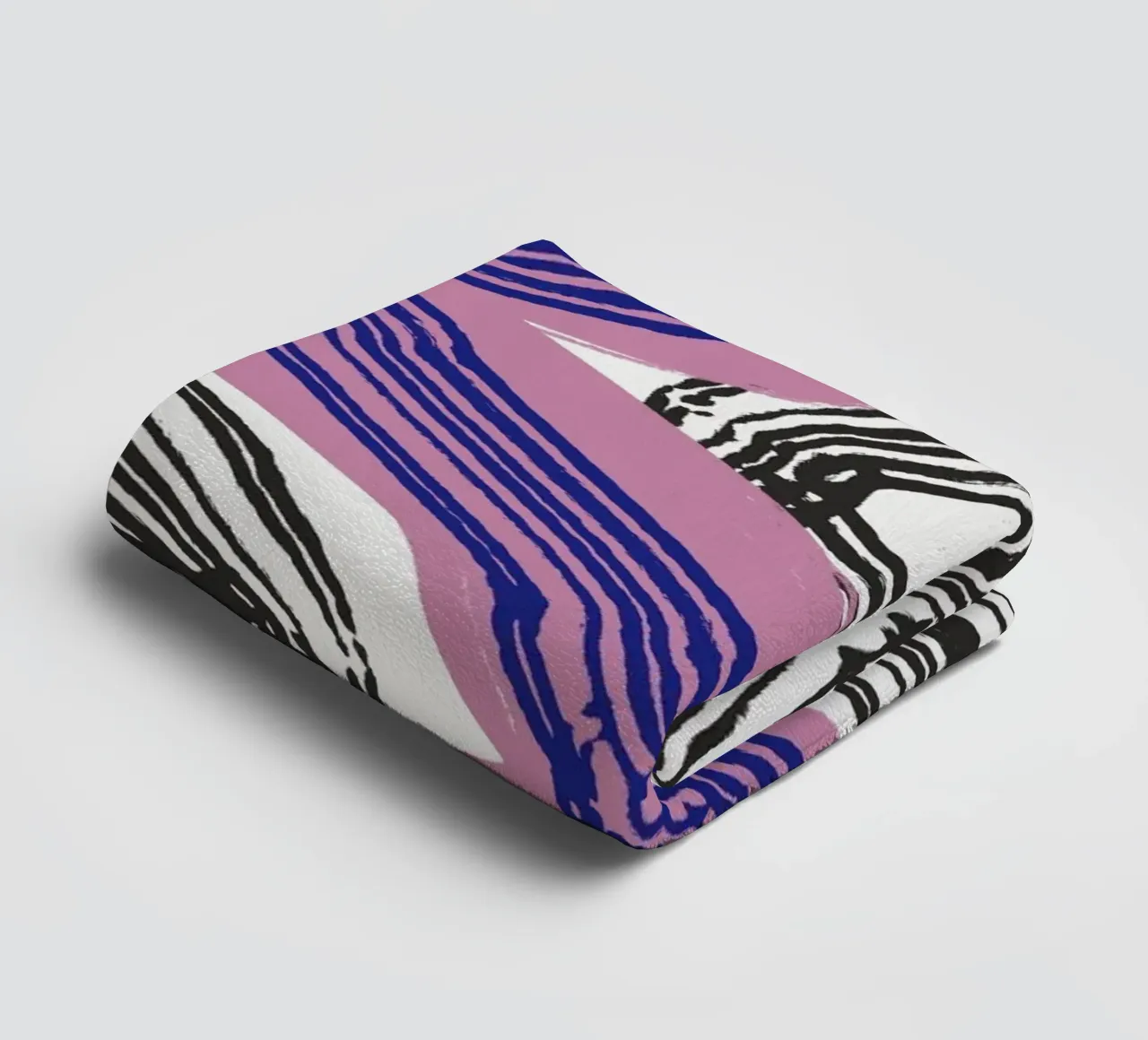 Line abstraction 10 towel by Little Dean