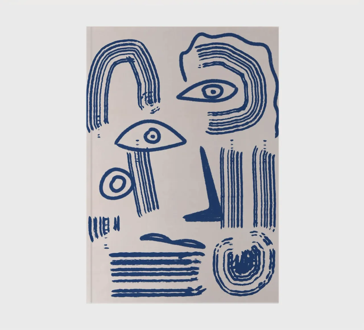 Line abstraction 09 notebook by Little Dean